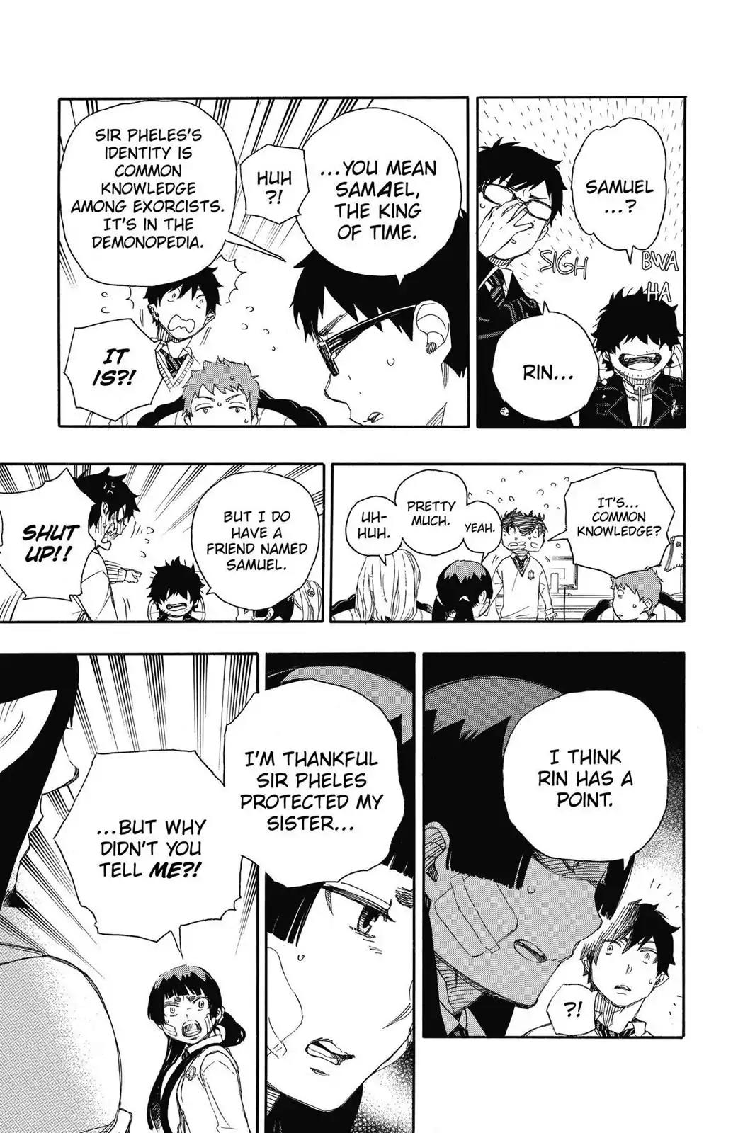 Ao no Exorcist Chapter 66 page 15 - Chapter 66: Pink Spider (2)