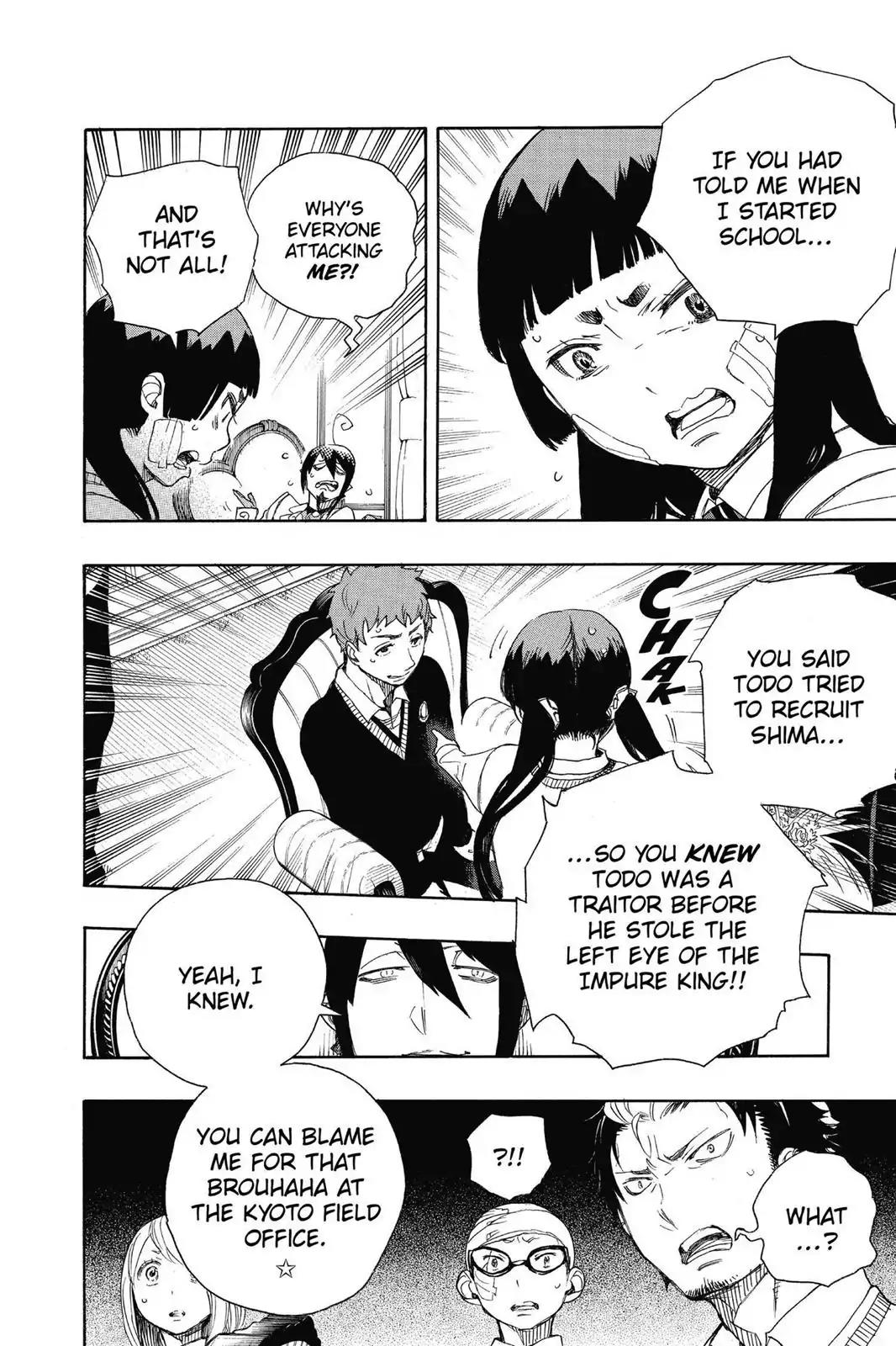 Ao no Exorcist Chapter 66 page 16 - Chapter 66: Pink Spider (2)