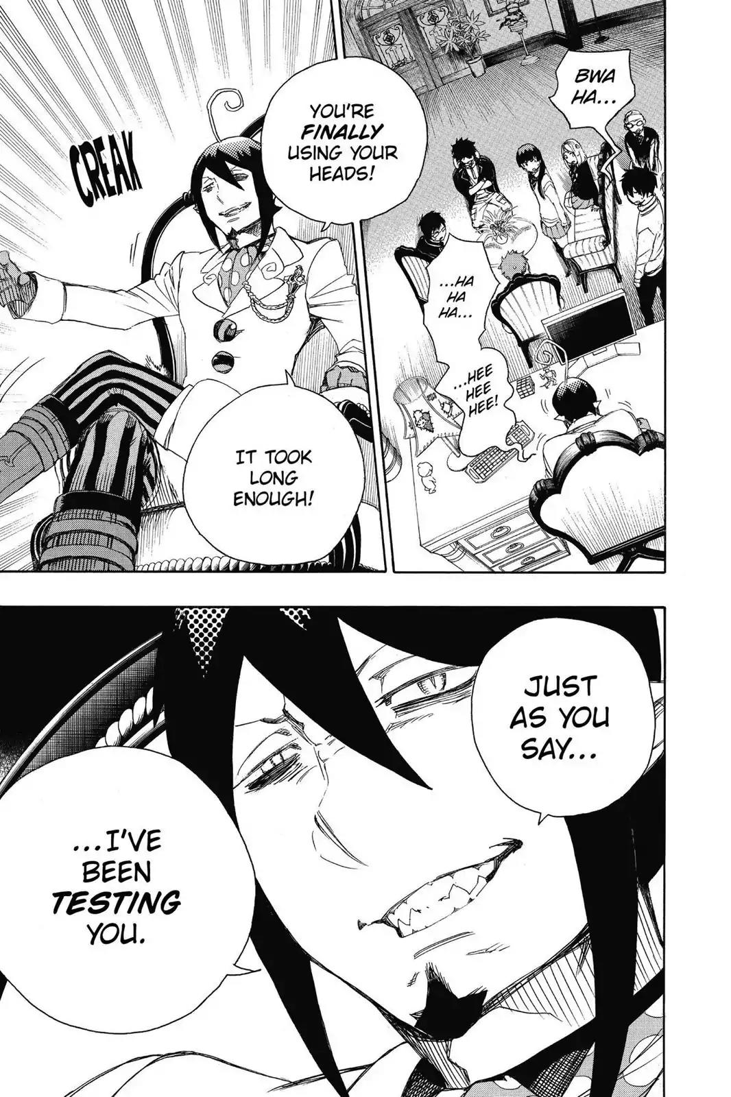 Ao no Exorcist Chapter 66 page 19 - Chapter 66: Pink Spider (2)