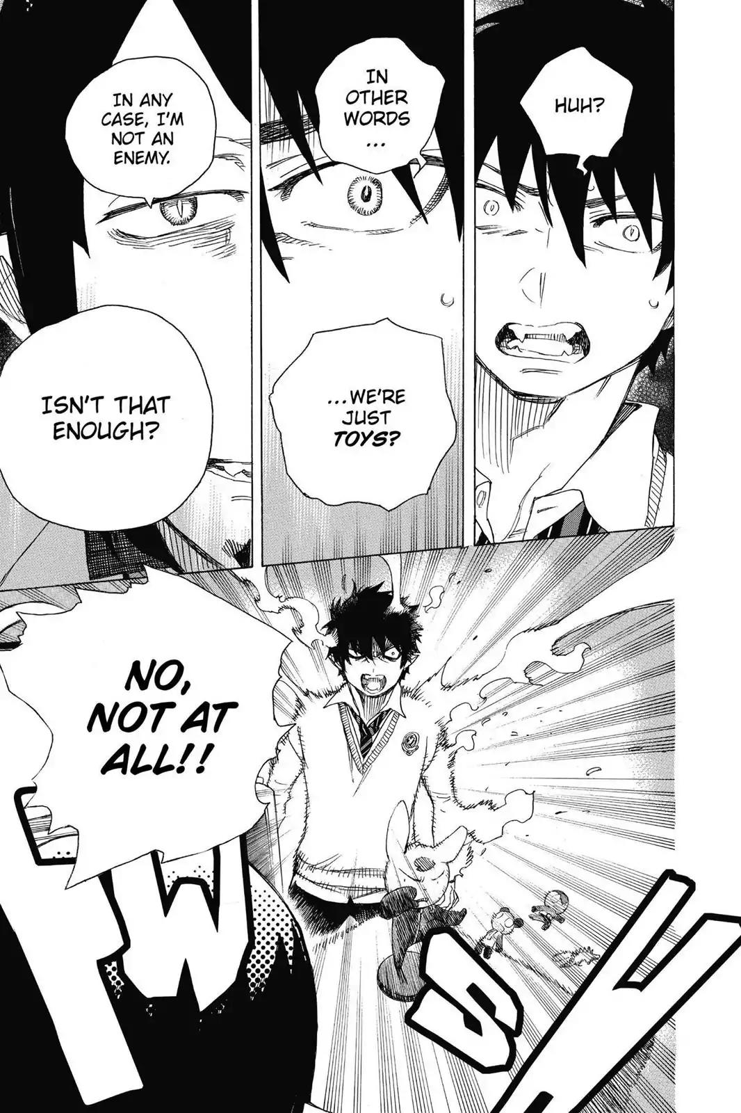 Ao no Exorcist Chapter 66 page 21 - Chapter 66: Pink Spider (2)