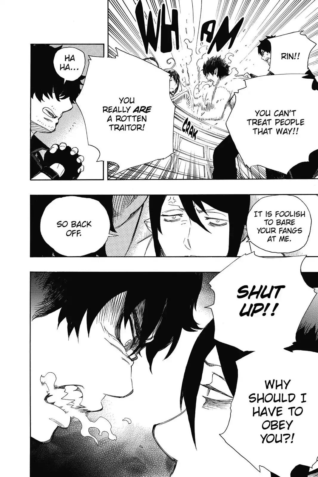 Ao no Exorcist Chapter 66 page 22 - Chapter 66: Pink Spider (2)