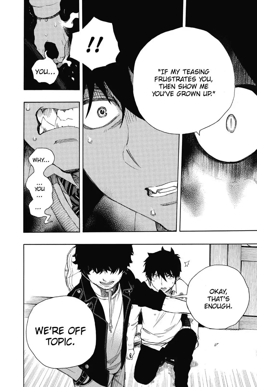 Ao no Exorcist Chapter 66 page 25 - Chapter 66: Pink Spider (2)