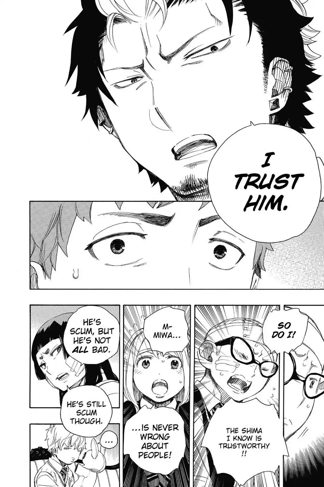 Ao no Exorcist Chapter 66 page 27 - Chapter 66: Pink Spider (2)