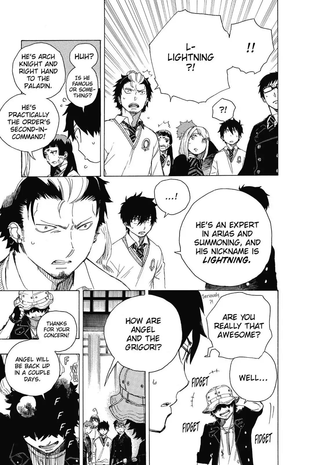 Ao no Exorcist Chapter 66 page 5 - Chapter 66: Pink Spider (2)