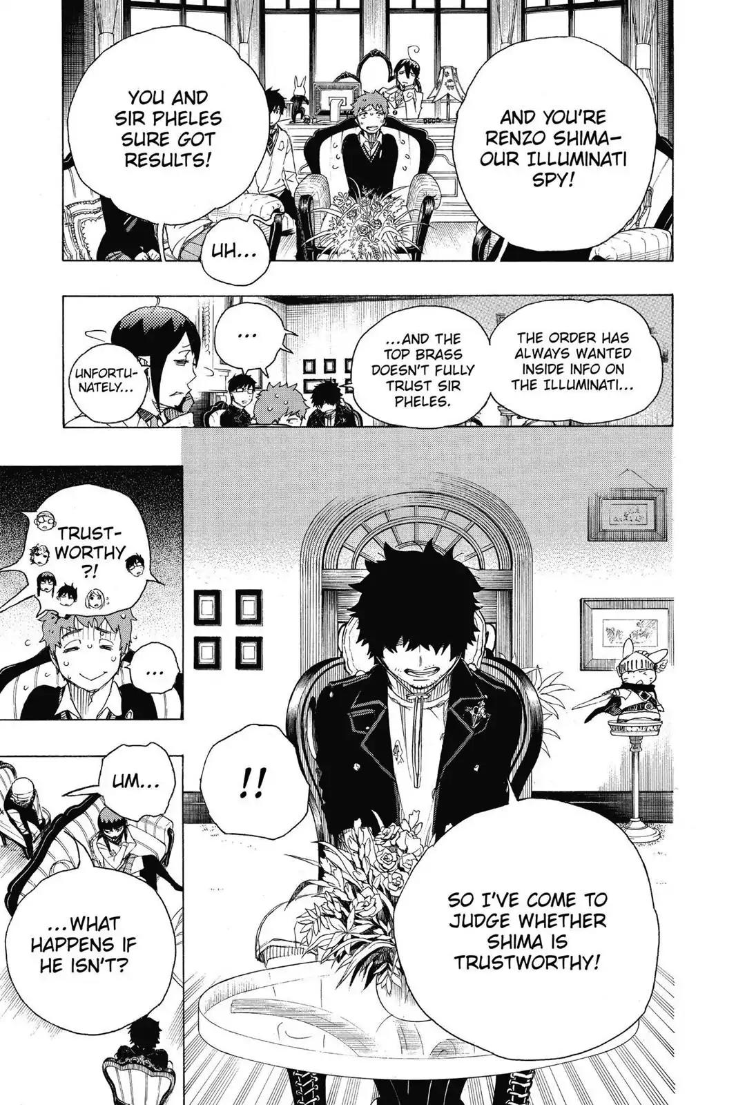 Ao no Exorcist Chapter 66 page 7 - Chapter 66: Pink Spider (2)