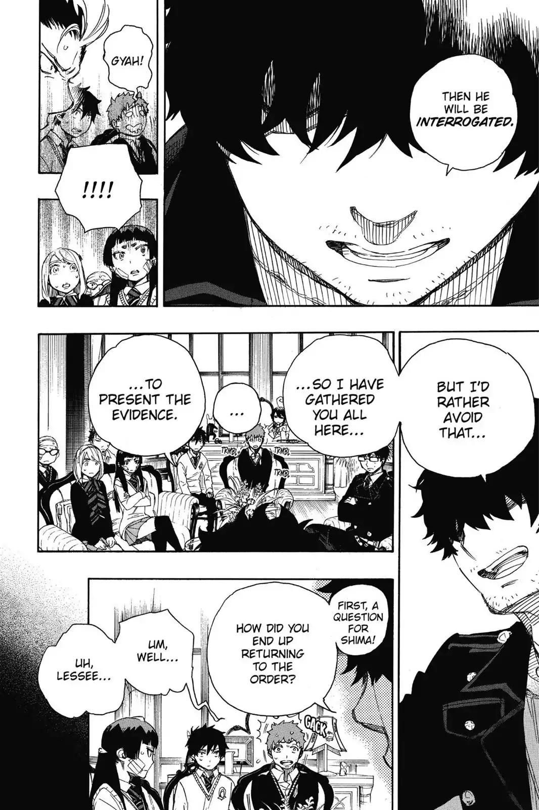 Ao no Exorcist Chapter 66 page 8 - Chapter 66: Pink Spider (2)