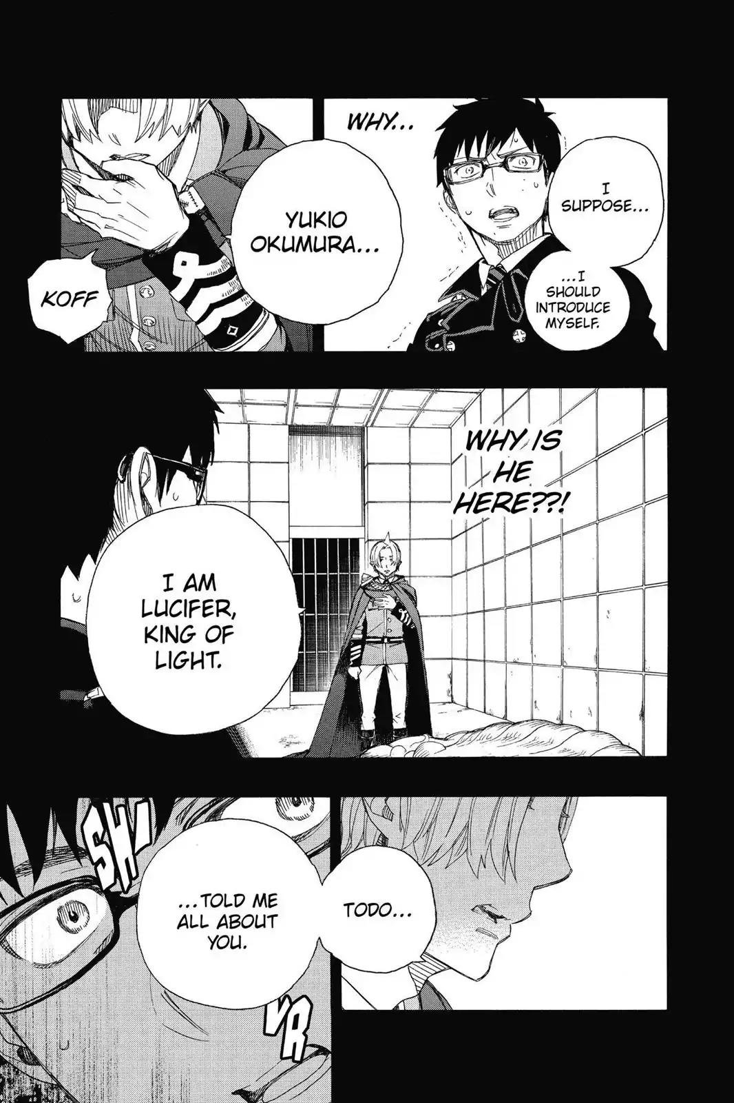 Ao no Exorcist Chapter 67 page 10 - Chapter 67: Pink Spider (3)