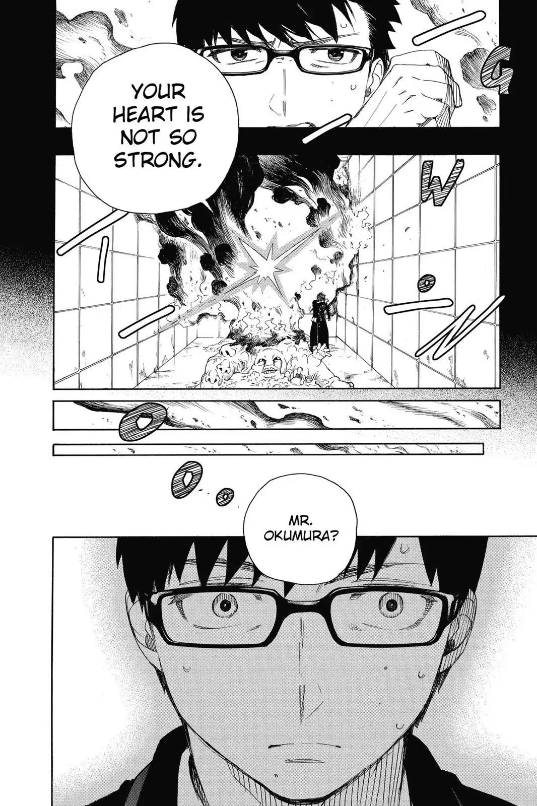 Ao no Exorcist Chapter 67 page 21 - Chapter 67: Pink Spider (3)