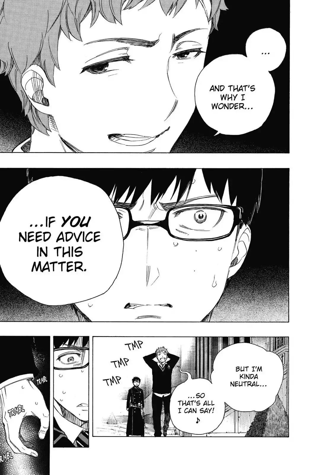 Ao no Exorcist Chapter 67 page 24 - Chapter 67: Pink Spider (3)