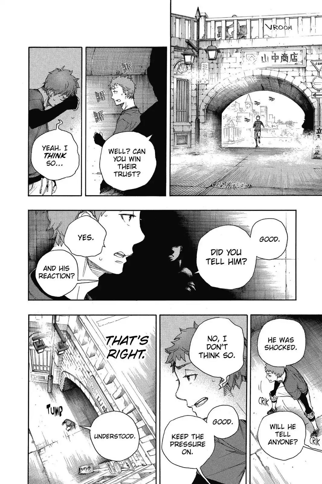 Ao no Exorcist Chapter 67 page 33 - Chapter 67: Pink Spider (3)
