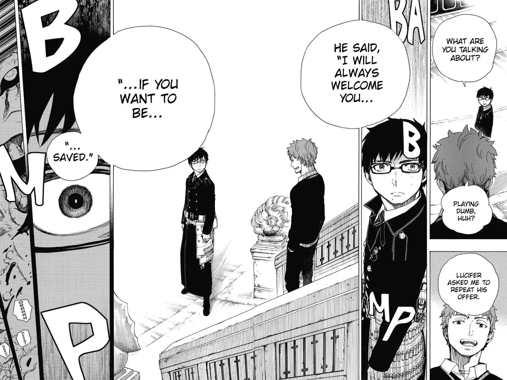 Ao no Exorcist Chapter 67 page 6 - Chapter 67: Pink Spider (3)