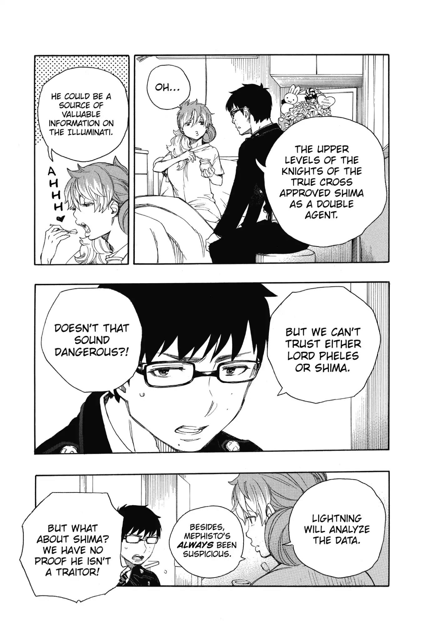 Ao no Exorcist Chapter 68 page 11 - Chapter 68: Naked Festival