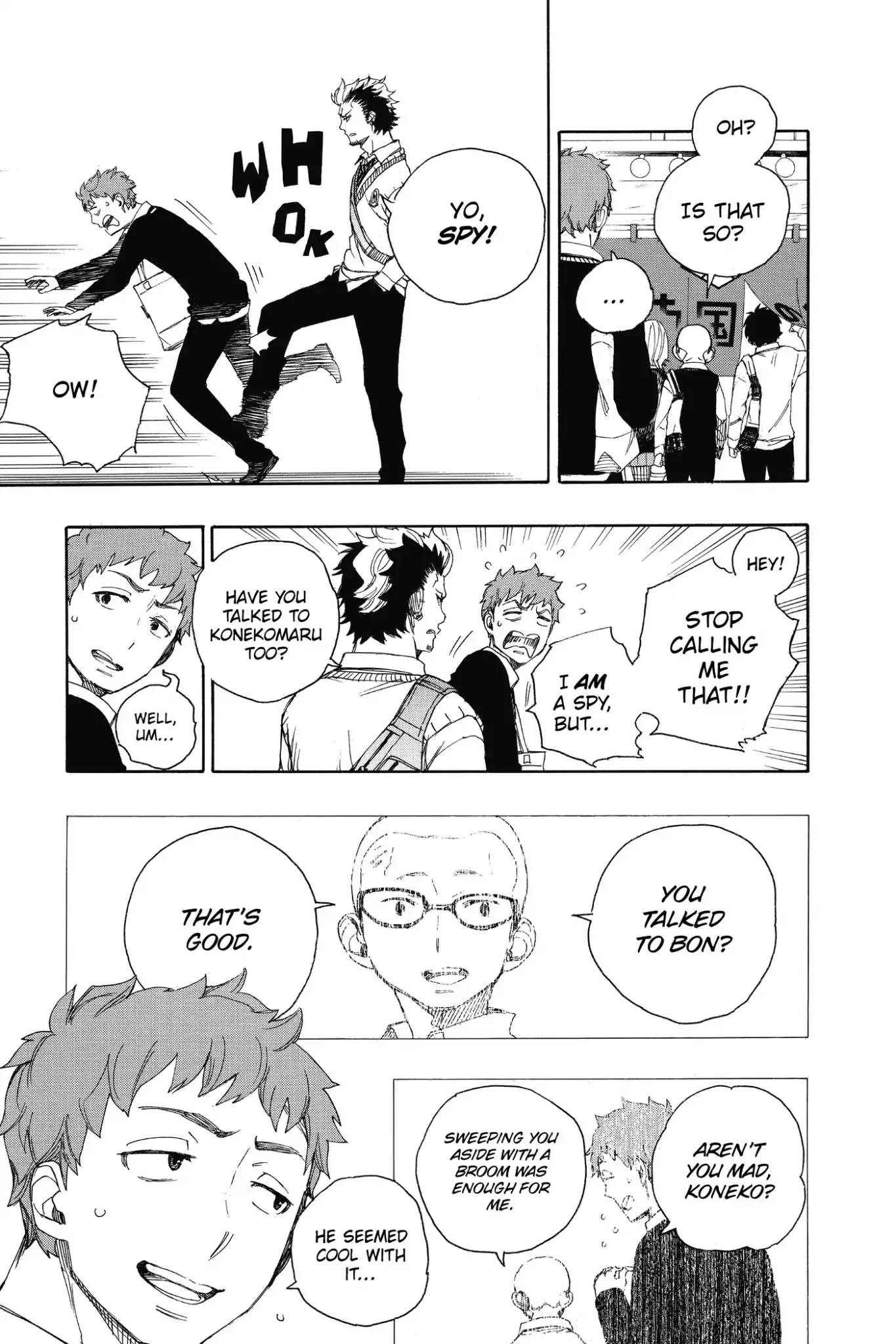 Ao no Exorcist Chapter 68 page 15 - Chapter 68: Naked Festival