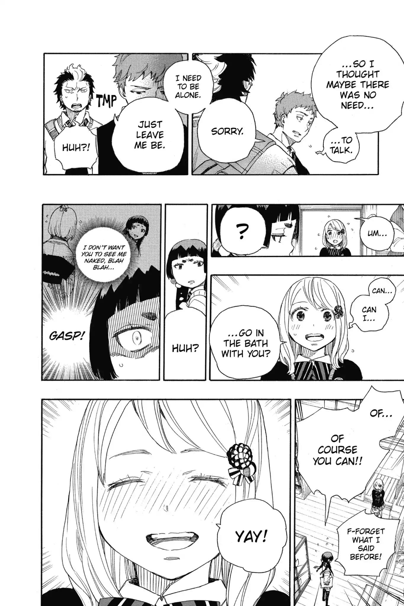 Ao no Exorcist Chapter 68 page 16 - Chapter 68: Naked Festival