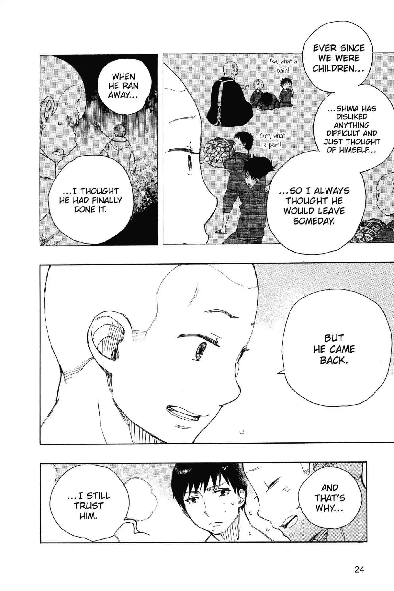 Ao no Exorcist Chapter 68 page 24 - Chapter 68: Naked Festival