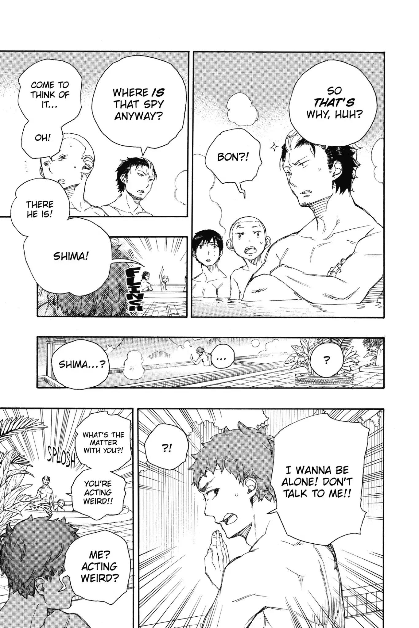 Ao no Exorcist Chapter 68 page 25 - Chapter 68: Naked Festival
