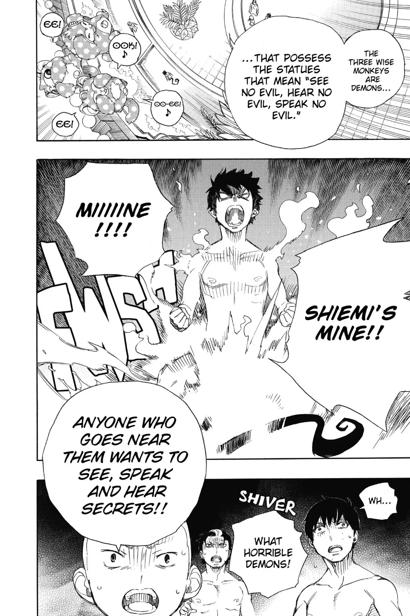Ao no Exorcist Chapter 68 page 32 - Chapter 68: Naked Festival
