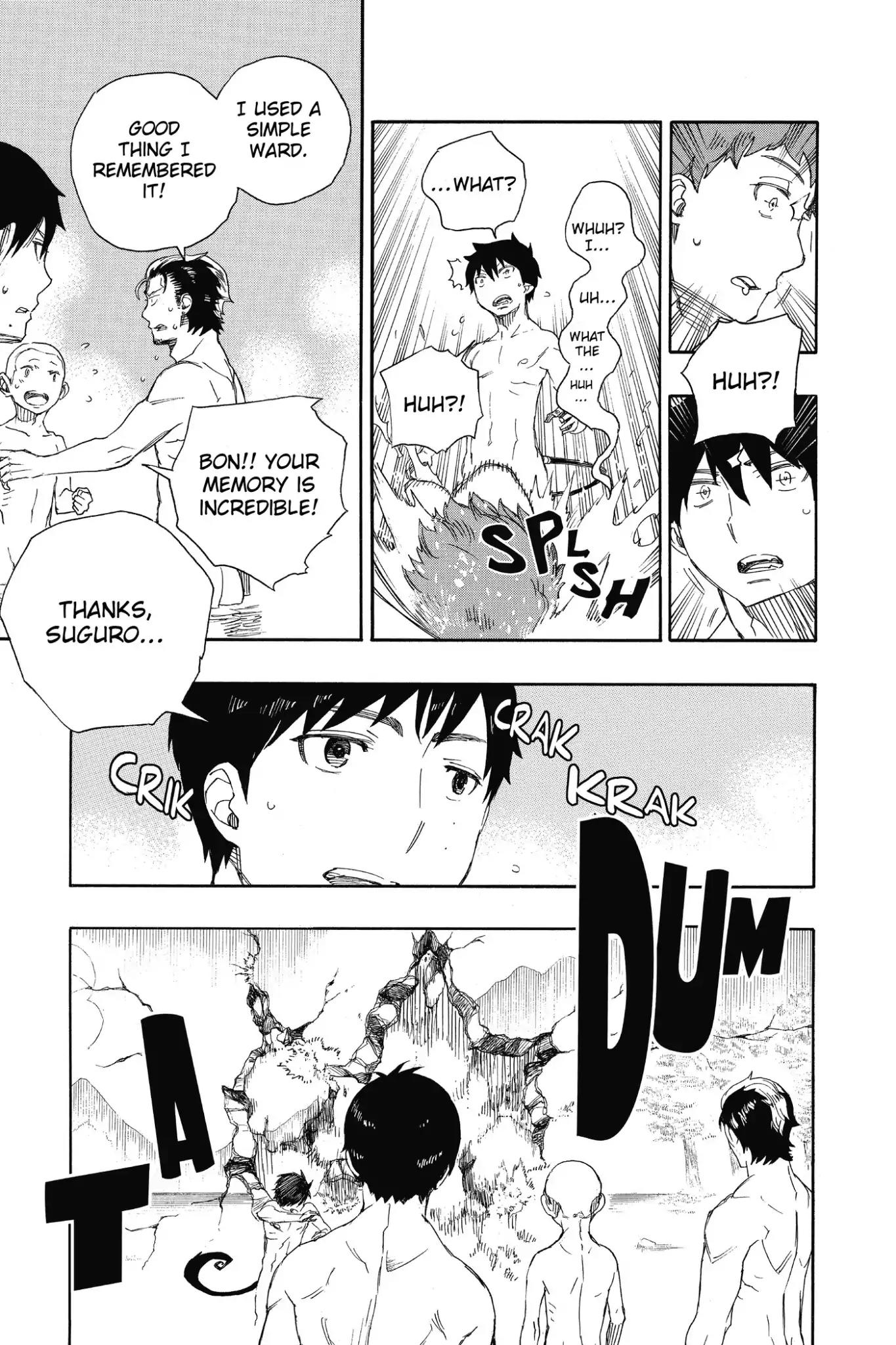 Ao no Exorcist Chapter 68 page 35 - Chapter 68: Naked Festival