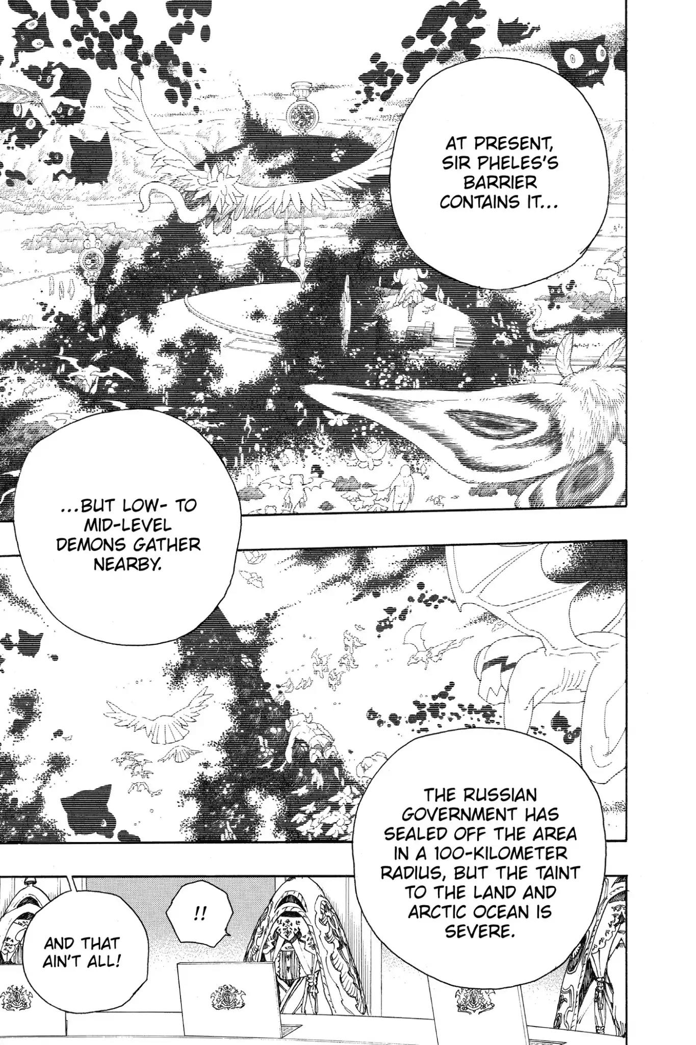 Ao no Exorcist Chapter 69 page 15 - Chapter 69: A High-Level Conference