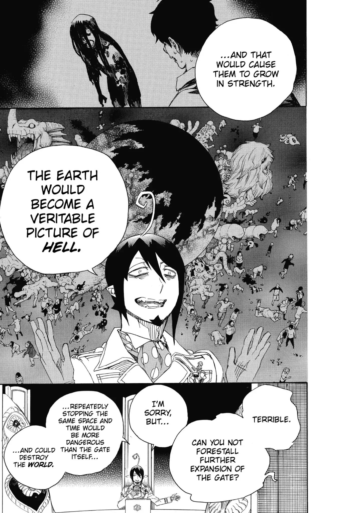 Ao no Exorcist Chapter 69 page 17 - Chapter 69: A High-Level Conference