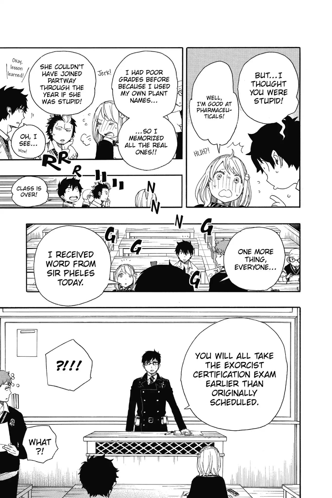 Ao no Exorcist Chapter 69 page 25 - Chapter 69: A High-Level Conference