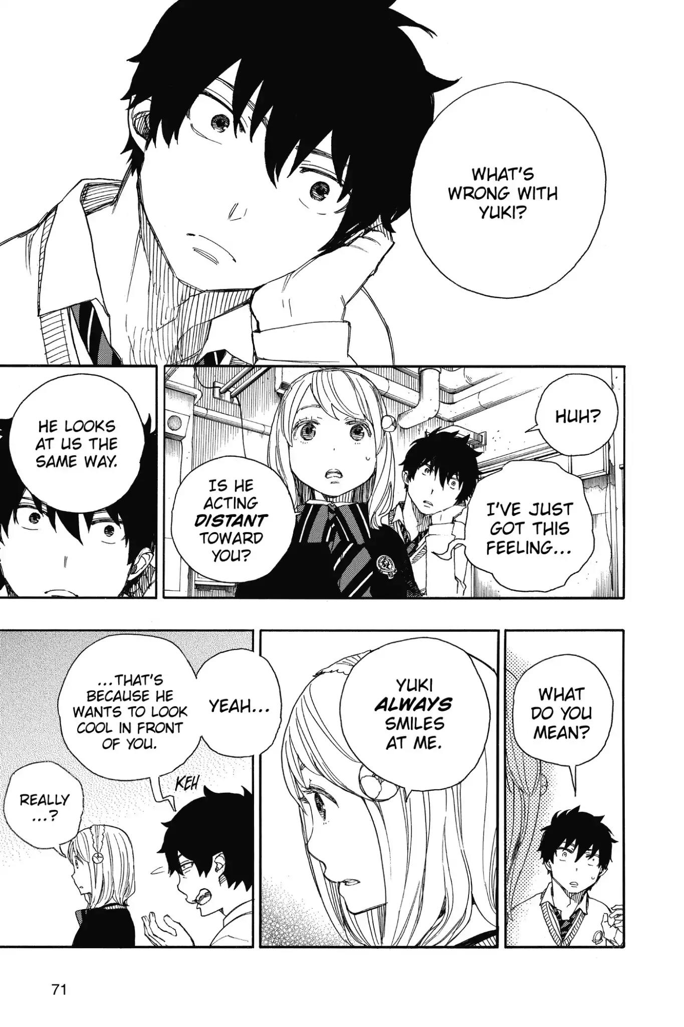 Ao no Exorcist Chapter 69 page 29 - Chapter 69: A High-Level Conference