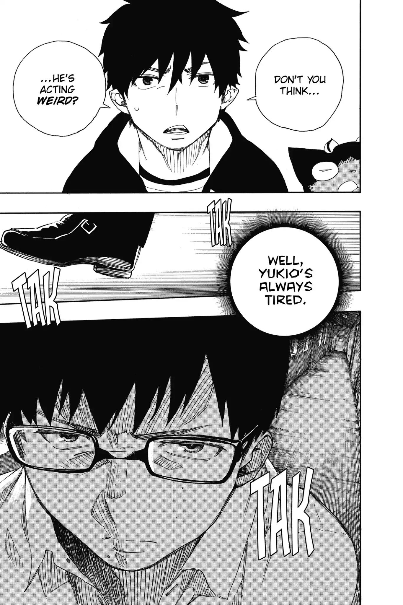 Ao no Exorcist Chapter 69 page 3 - Chapter 69: A High-Level Conference