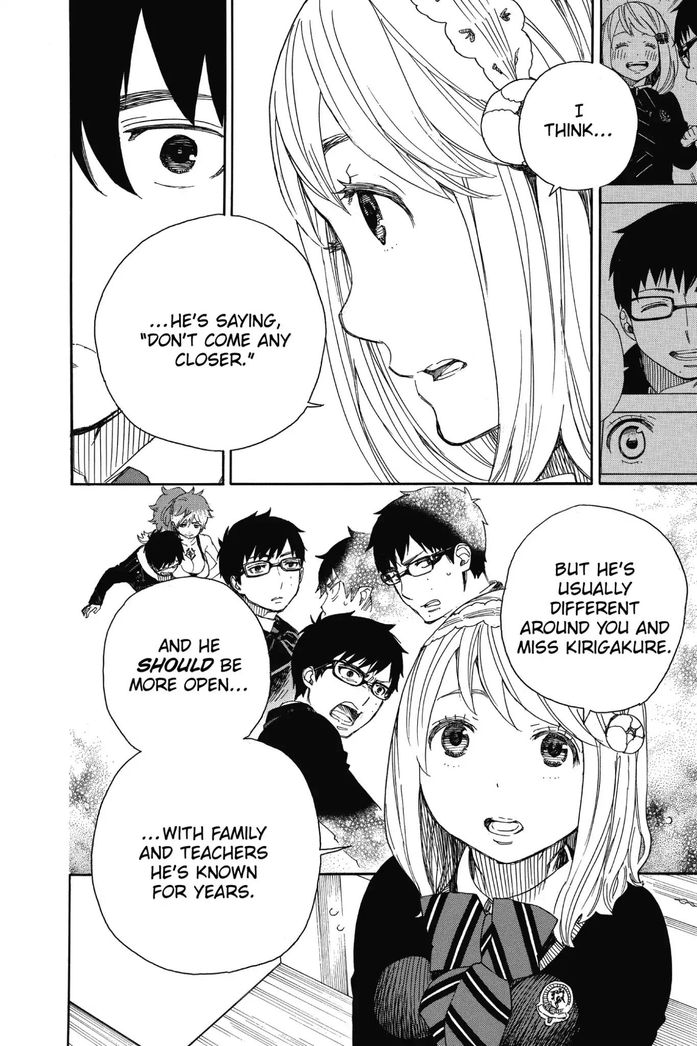 Ao no Exorcist Chapter 69 page 30 - Chapter 69: A High-Level Conference