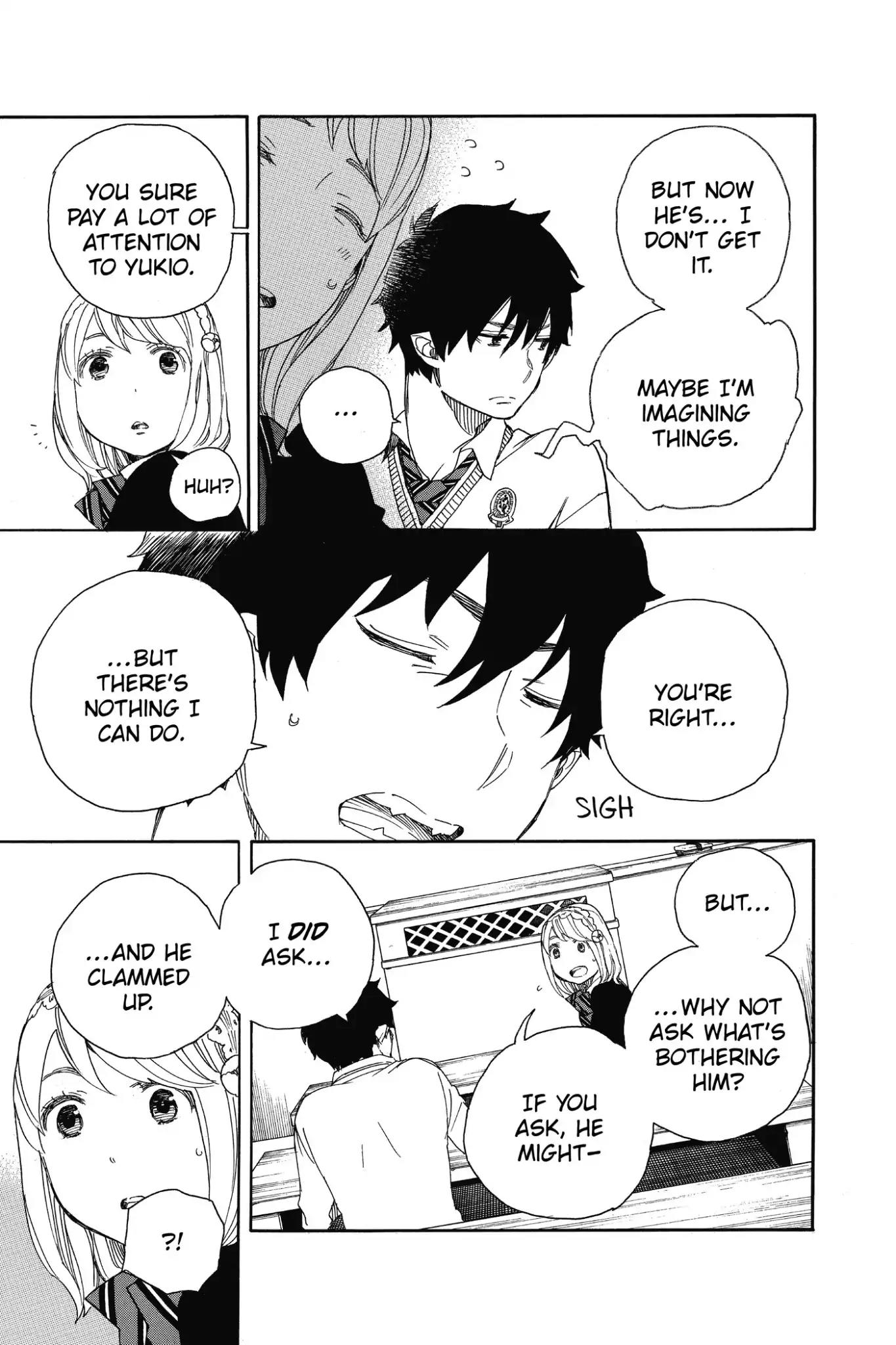 Ao no Exorcist Chapter 69 page 31 - Chapter 69: A High-Level Conference