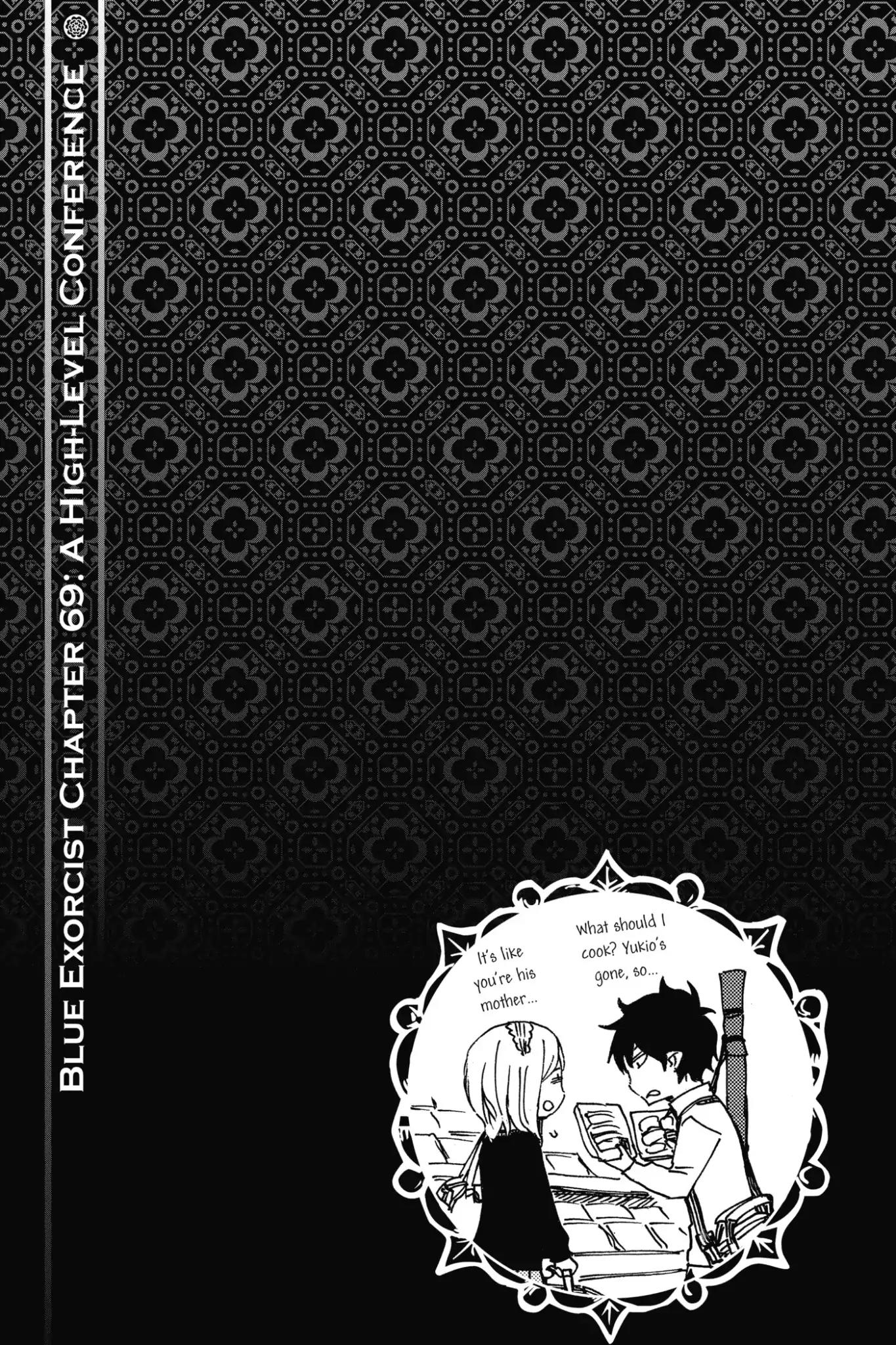Ao no Exorcist Chapter 69 page 36 - Chapter 69: A High-Level Conference