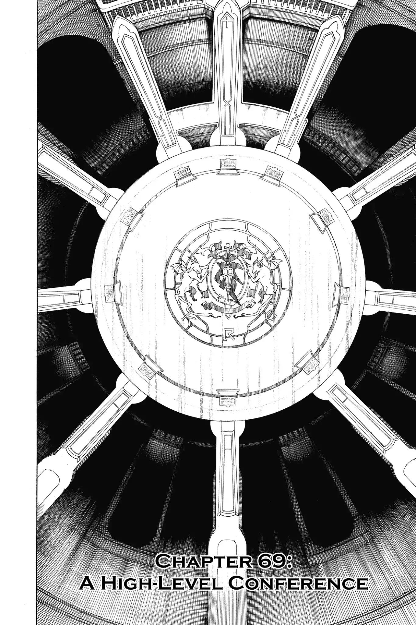Ao no Exorcist Chapter 69 page 4 - Chapter 69: A High-Level Conference