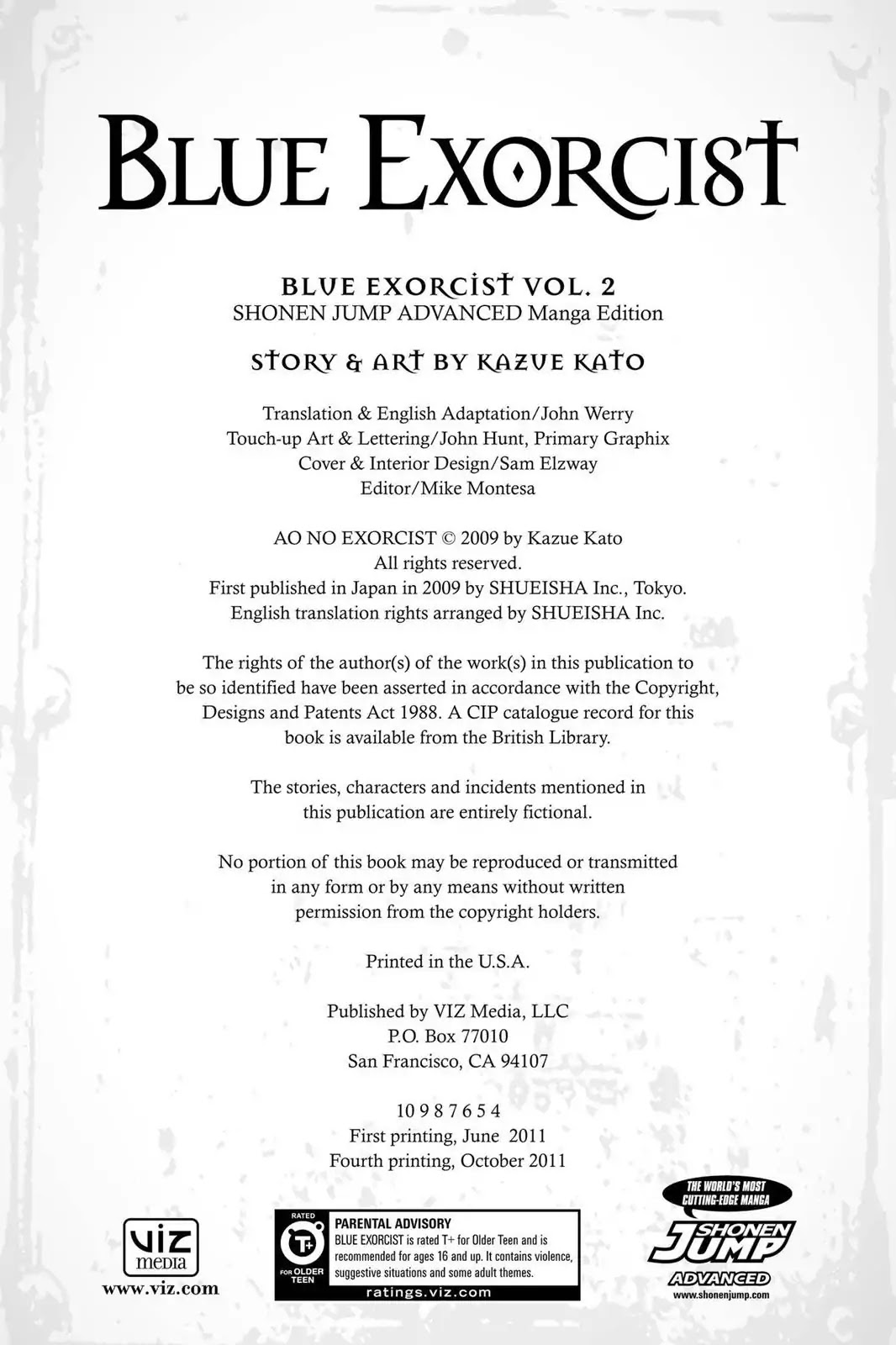 Ao no Exorcist Chapter 7.5 page 15 - Vol.2 Chapter Bonus: 4 Panel Comics (1)