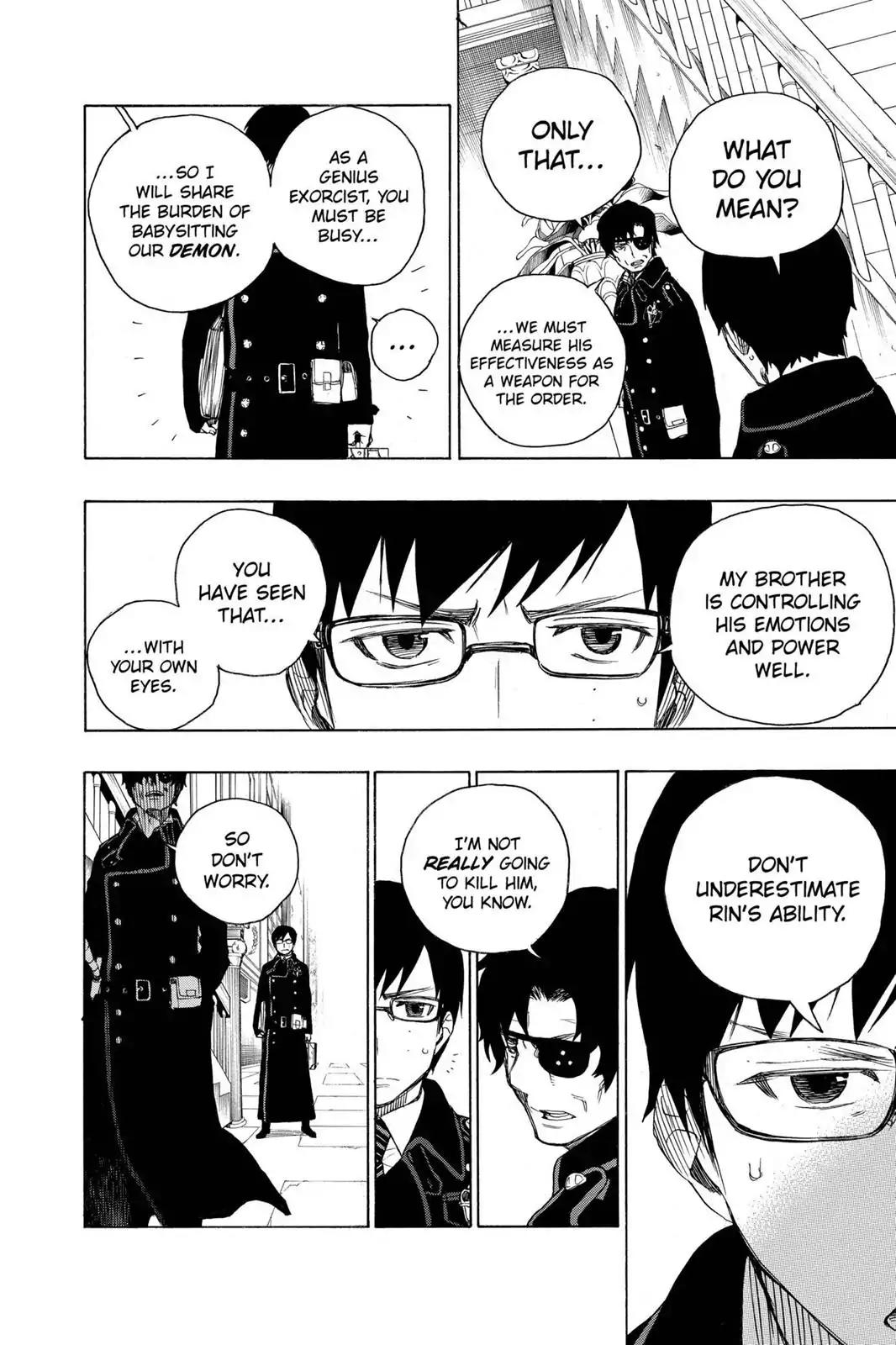 Ao no Exorcist Chapter 7 page 12 - Chapter 7: Memory