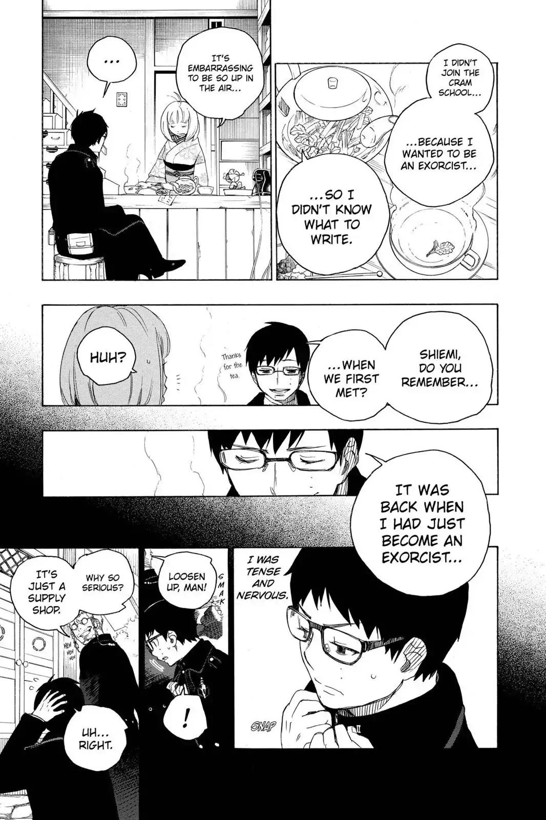 Ao no Exorcist Chapter 7 page 15 - Chapter 7: Memory