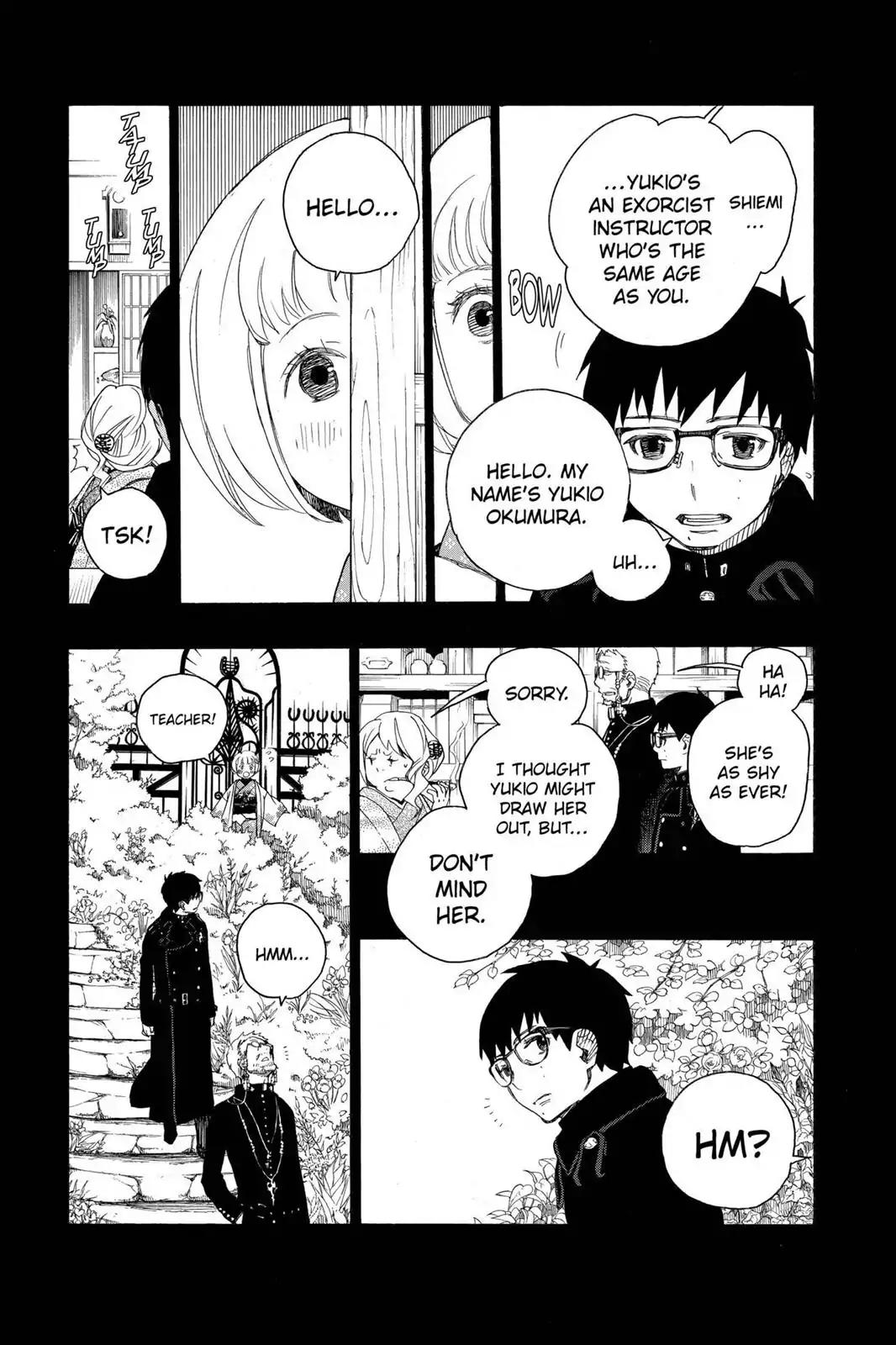 Ao no Exorcist Chapter 7 page 17 - Chapter 7: Memory