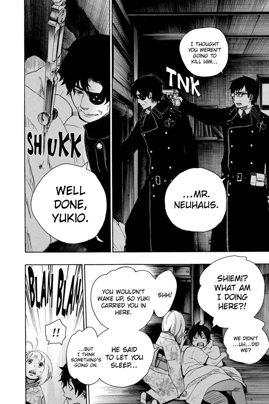 Ao no Exorcist Chapter 7 page 24 - Chapter 7: Memory