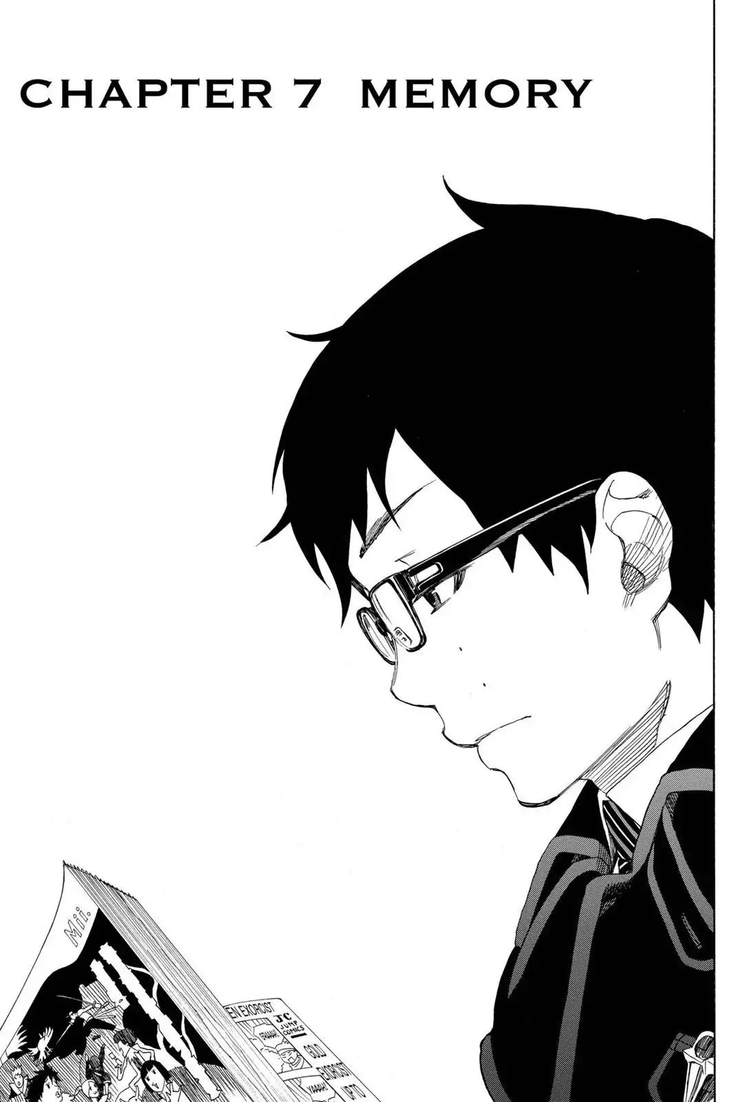 Ao no Exorcist Chapter 7 page 3 - Chapter 7: Memory