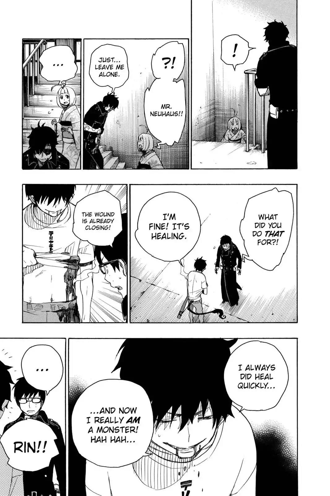 Ao no Exorcist Chapter 7 page 39 - Chapter 7: Memory