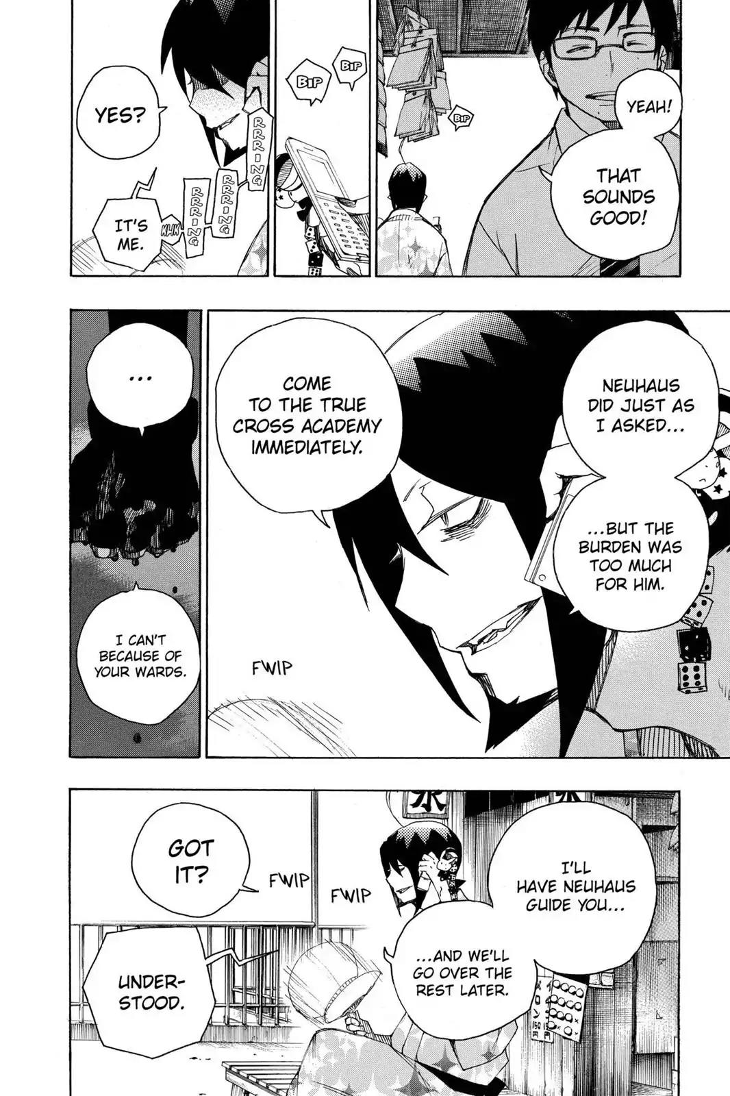 Ao no Exorcist Chapter 7 page 44 - Chapter 7: Memory