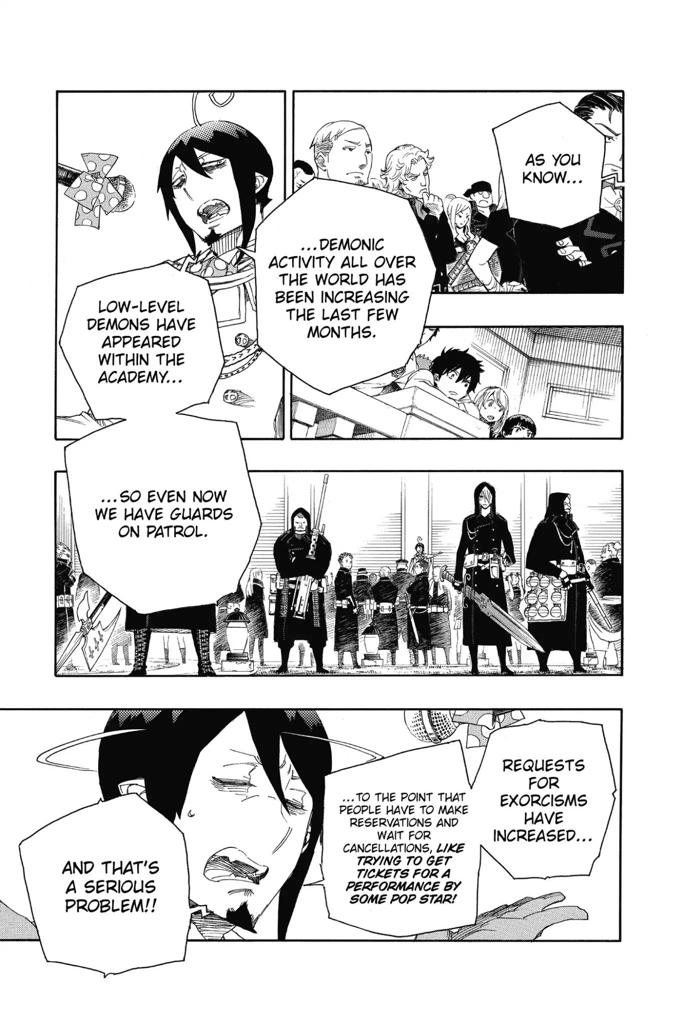 Ao no Exorcist Chapter 70 page 11 - Chapter 70: Ambition