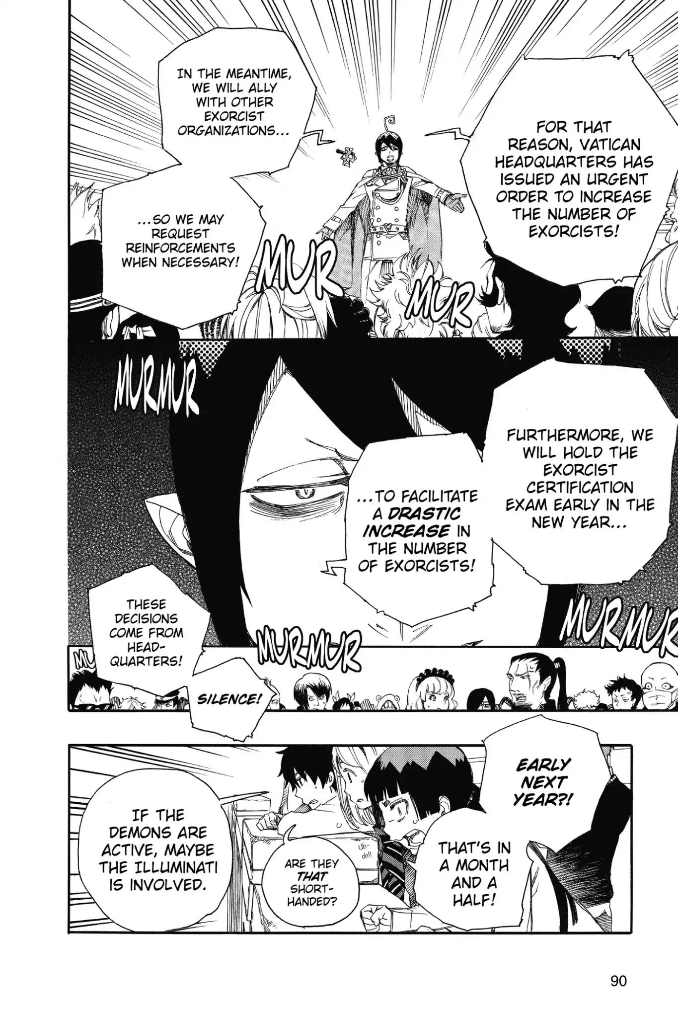 Ao no Exorcist Chapter 70 page 12 - Chapter 70: Ambition
