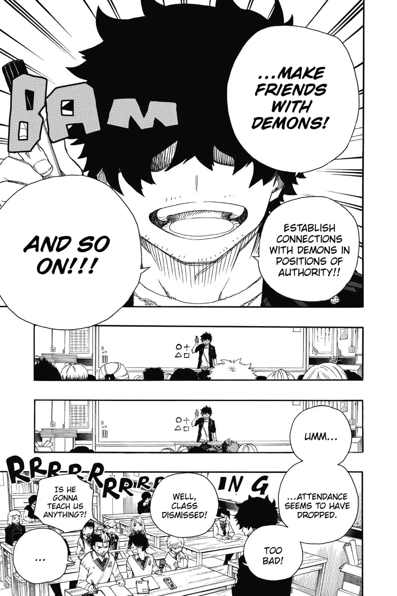 Ao no Exorcist Chapter 70 page 20 - Chapter 70: Ambition
