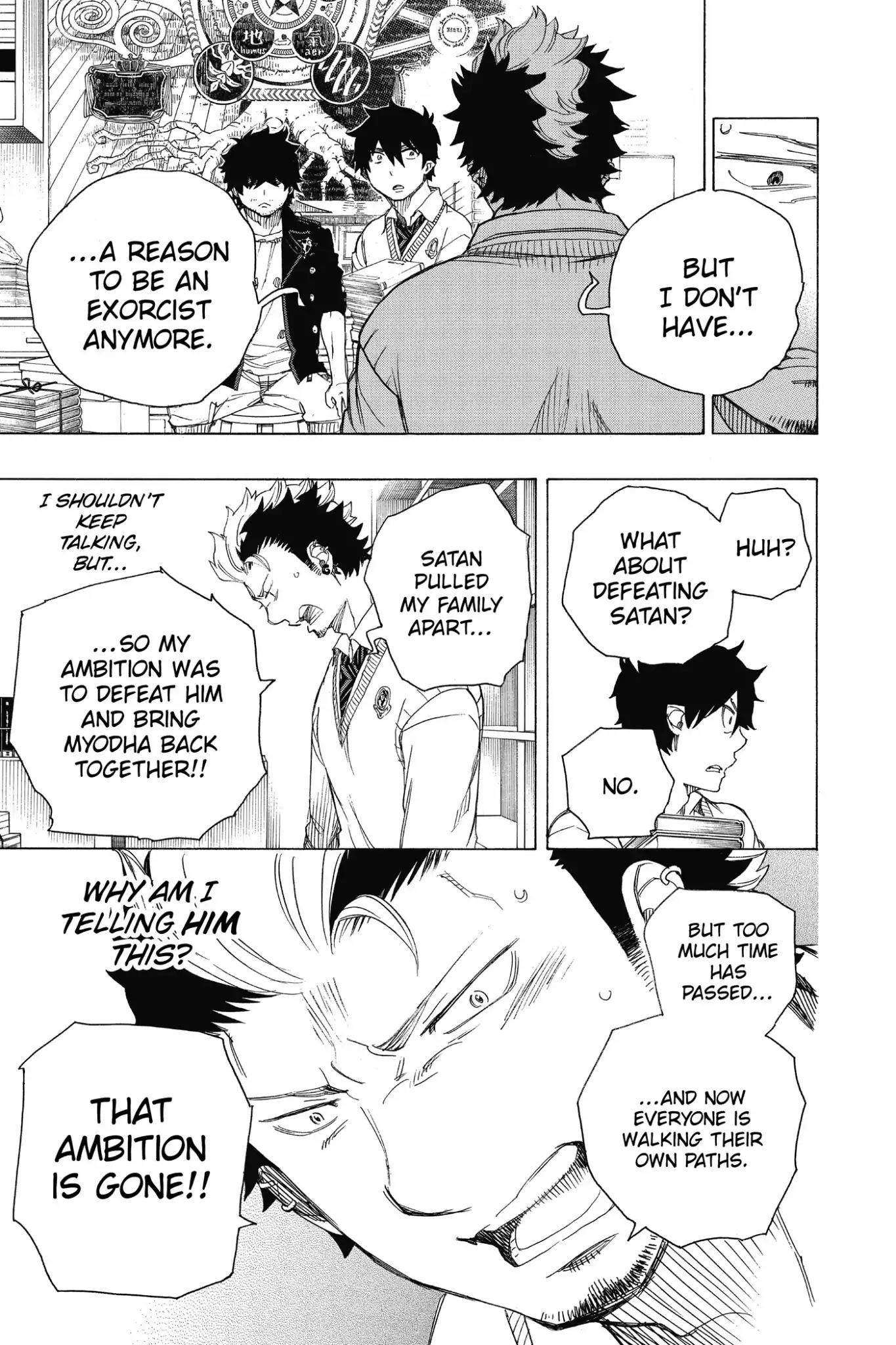 Ao no Exorcist Chapter 70 page 28 - Chapter 70: Ambition
