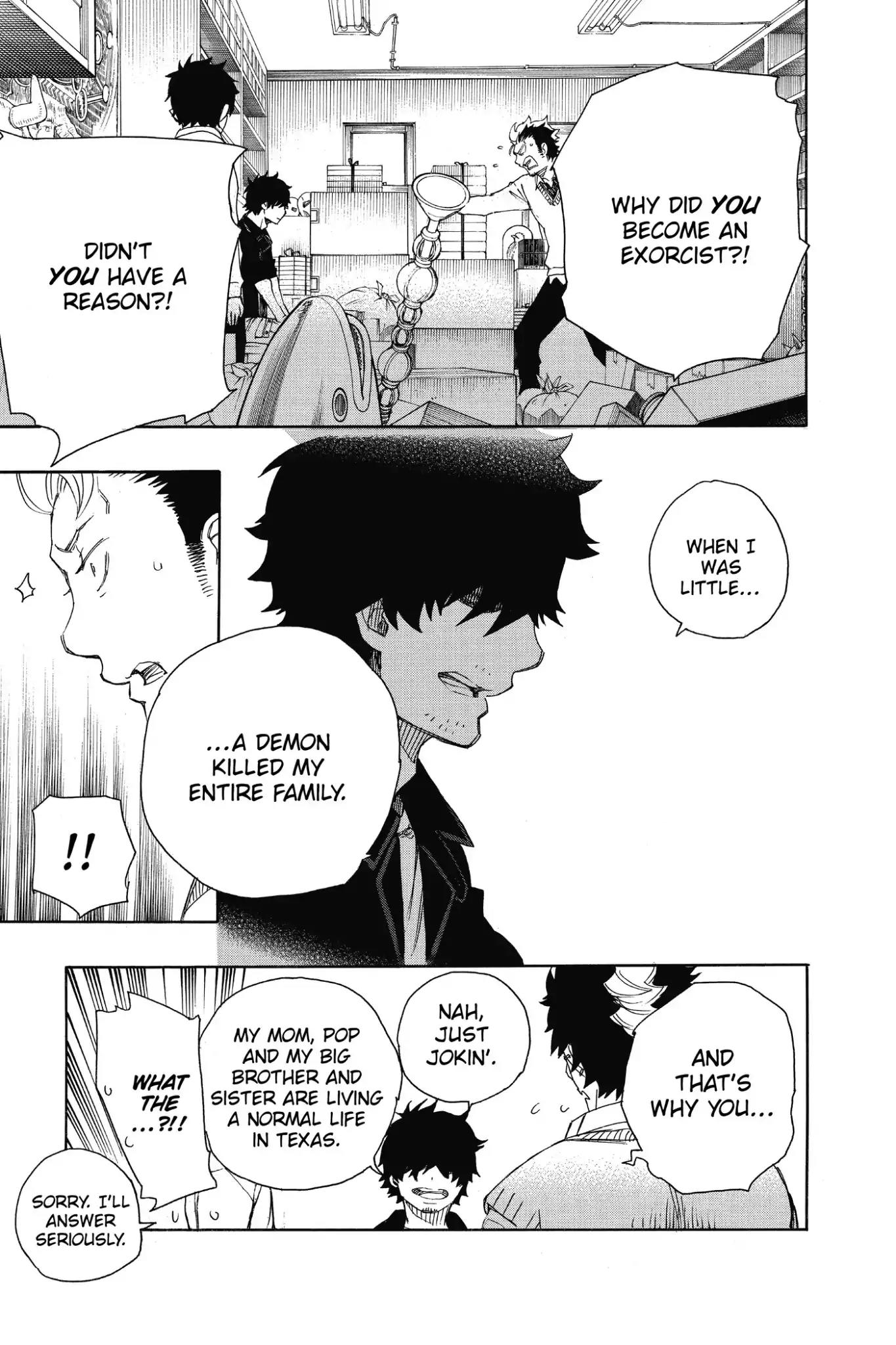 Ao no Exorcist Chapter 70 page 30 - Chapter 70: Ambition
