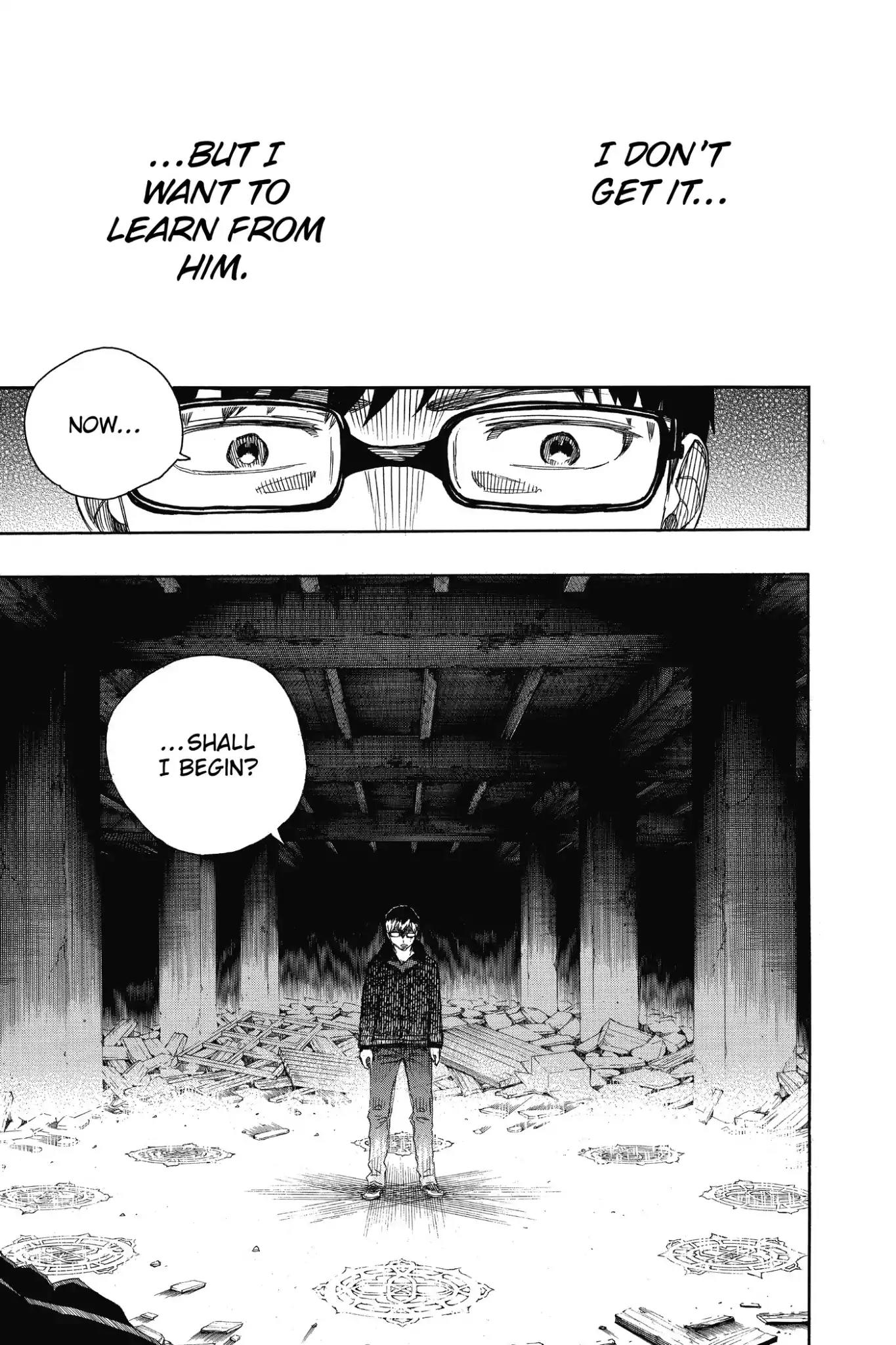 Ao no Exorcist Chapter 70 page 34 - Chapter 70: Ambition