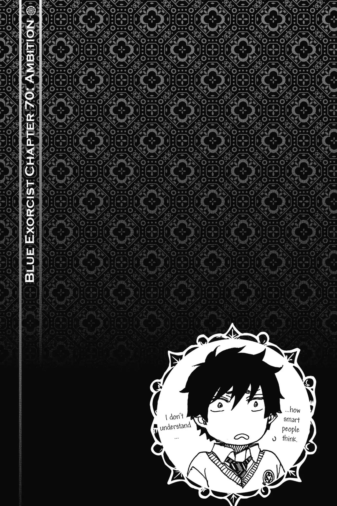 Ao no Exorcist Chapter 70 page 35 - Chapter 70: Ambition