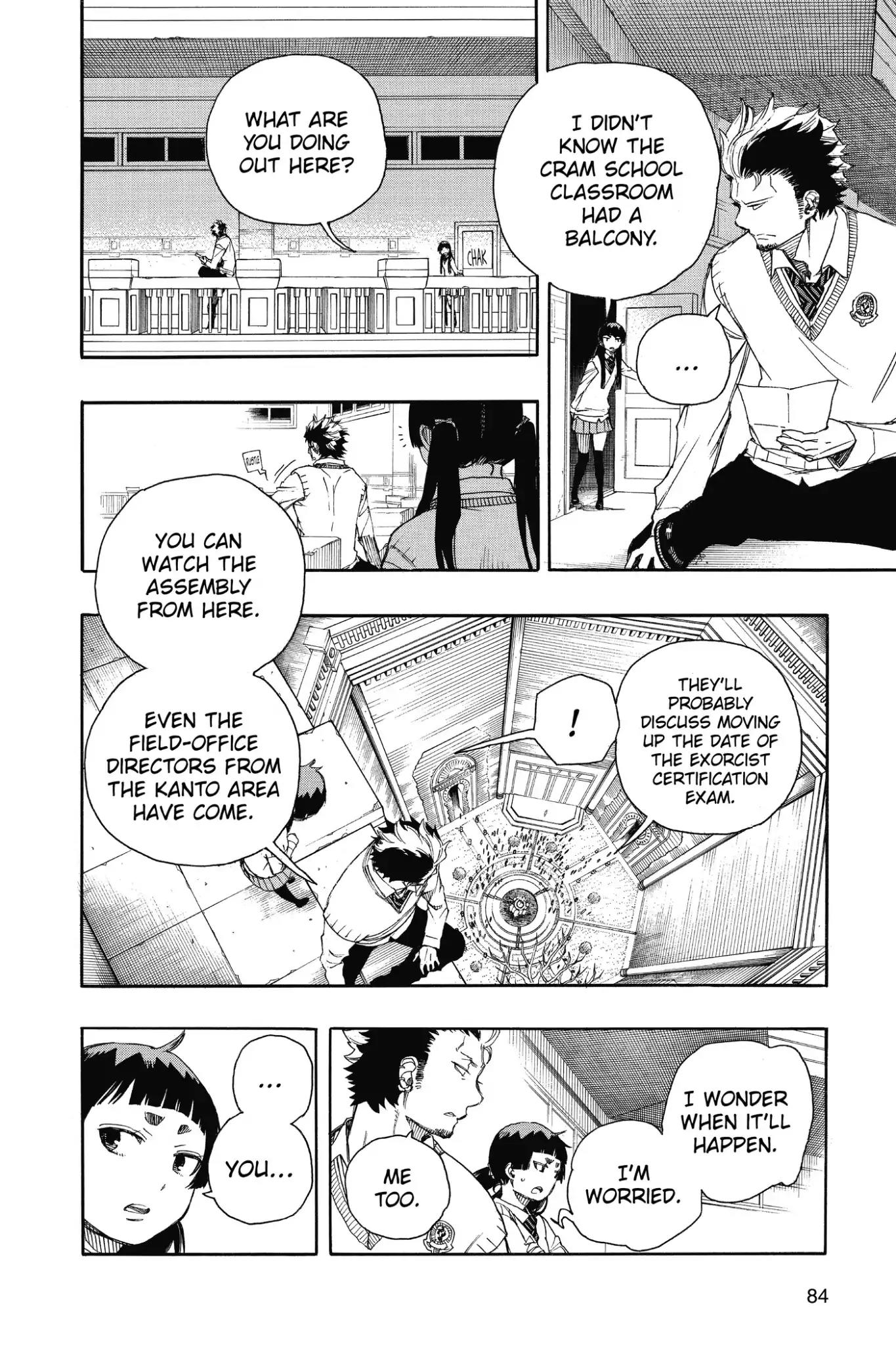 Ao no Exorcist Chapter 70 page 6 - Chapter 70: Ambition
