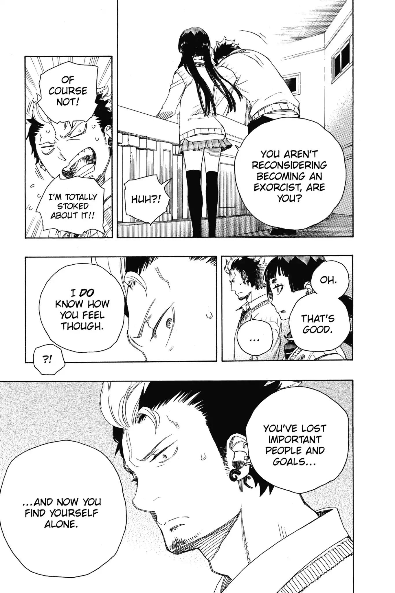 Ao no Exorcist Chapter 70 page 7 - Chapter 70: Ambition