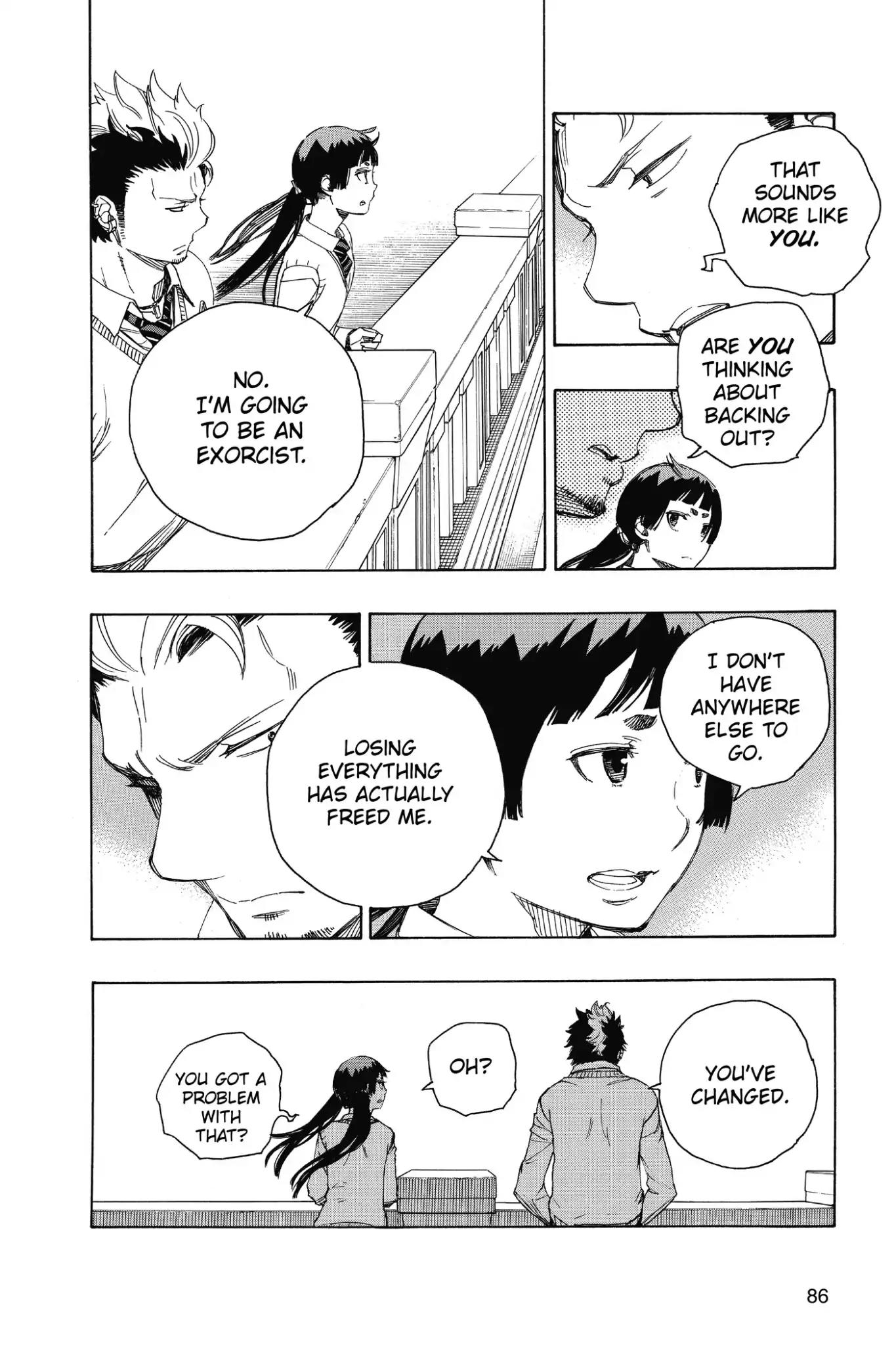 Ao no Exorcist Chapter 70 page 8 - Chapter 70: Ambition