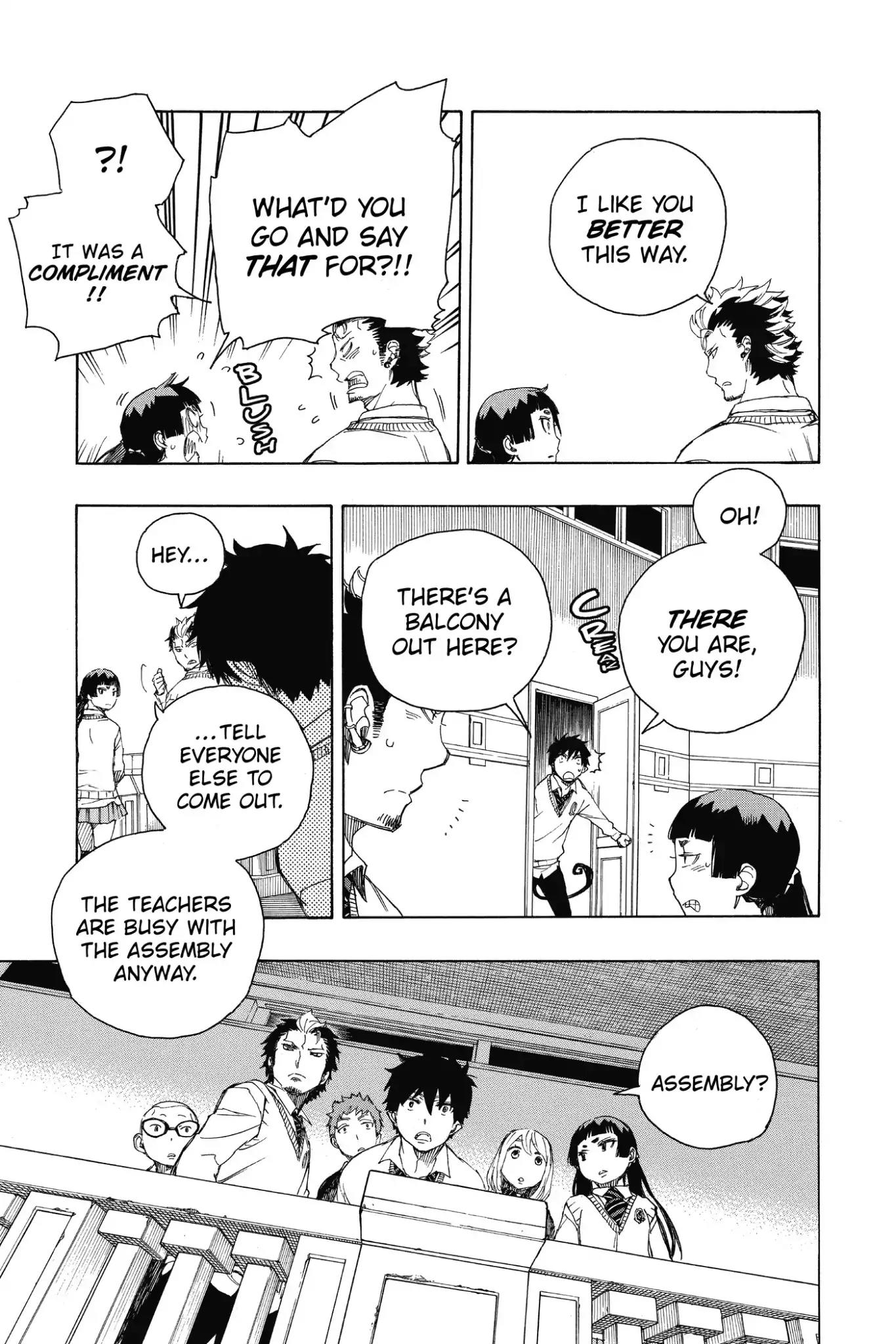 Ao no Exorcist Chapter 70 page 9 - Chapter 70: Ambition